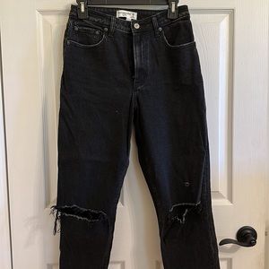 Abercrombie Curve Love Mom High Rise Jeans 26 Regular